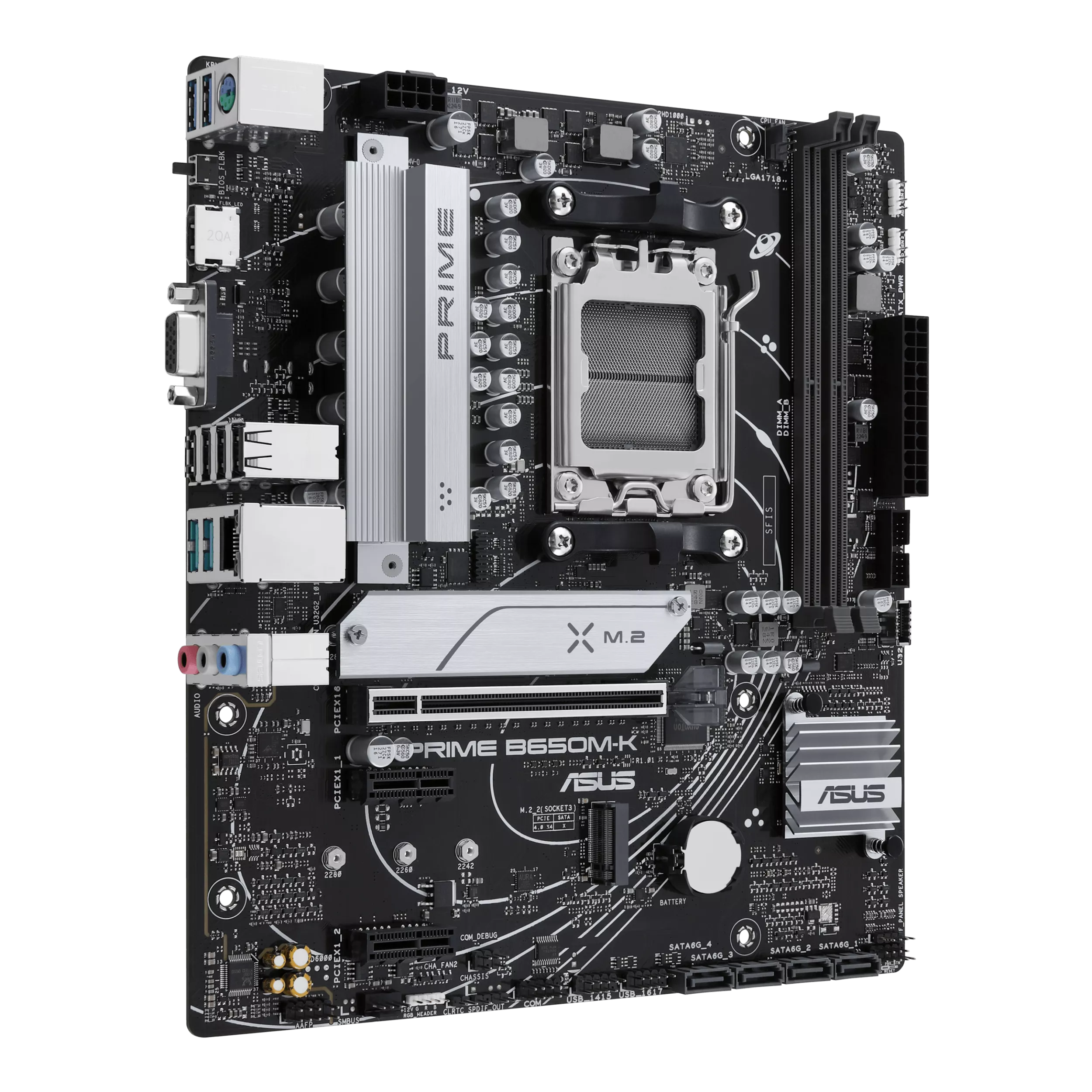 ASUS PRIME B650M-K AM5 4xDDR5 mATX MB 4xSATA 2xM.2