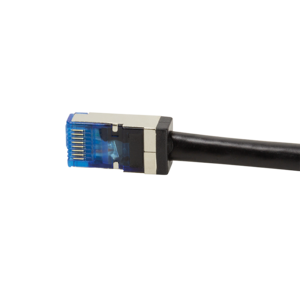 Logilink Outdoor PE Patchkabel CAT.6A S/FTP, schwarz, 0,5m
