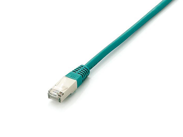 Equip Patchkabel Cat6A Plat.S/FTP 2xRJ45 20.00m grün LSZH Polybeutel