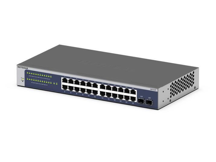 NETGEAR Switch 24x GE GS724T-600EUS