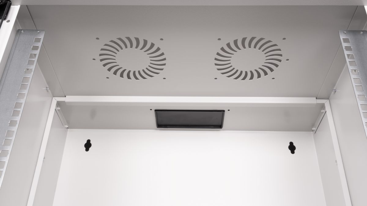 Equip 19 Wandgehäuse Glastür ECO 540x400mm 9U grau