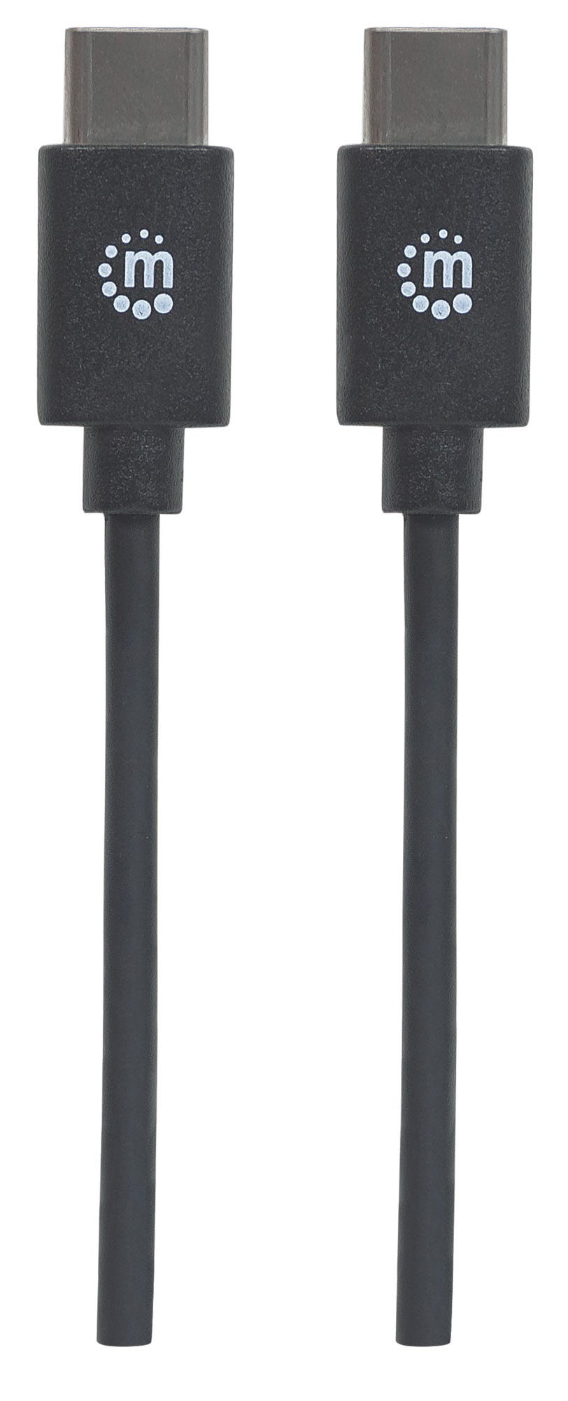 MANHATTAN USB 2.0 Typ C-Kabel C-Stecker/C-Stecker 2m schwarz
