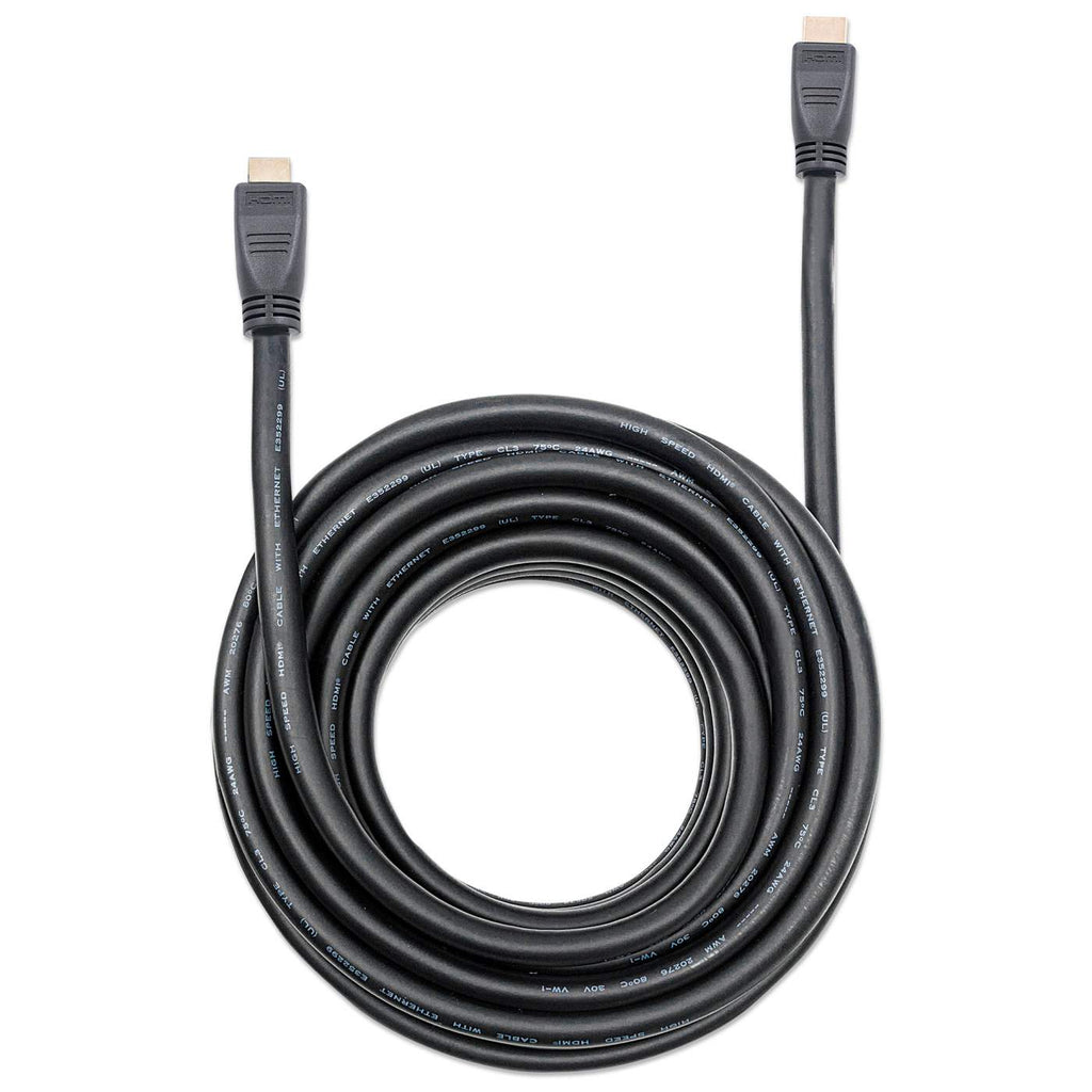 MANHATTAN HDMI-Kabel 4k@60Hz CL3 zert. geschirmt 10m