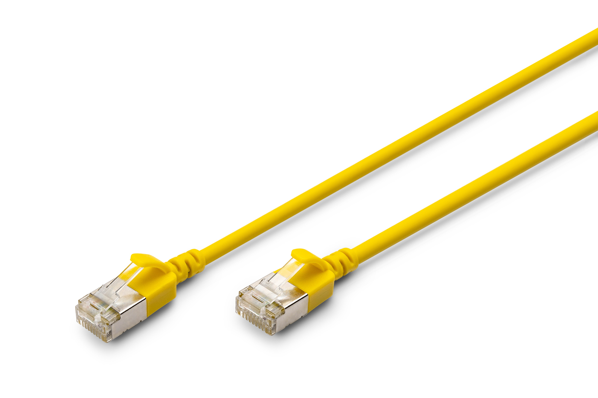 DIGITUS Patchkabel CAT 6A F/FTP Slim 1,00m gelb