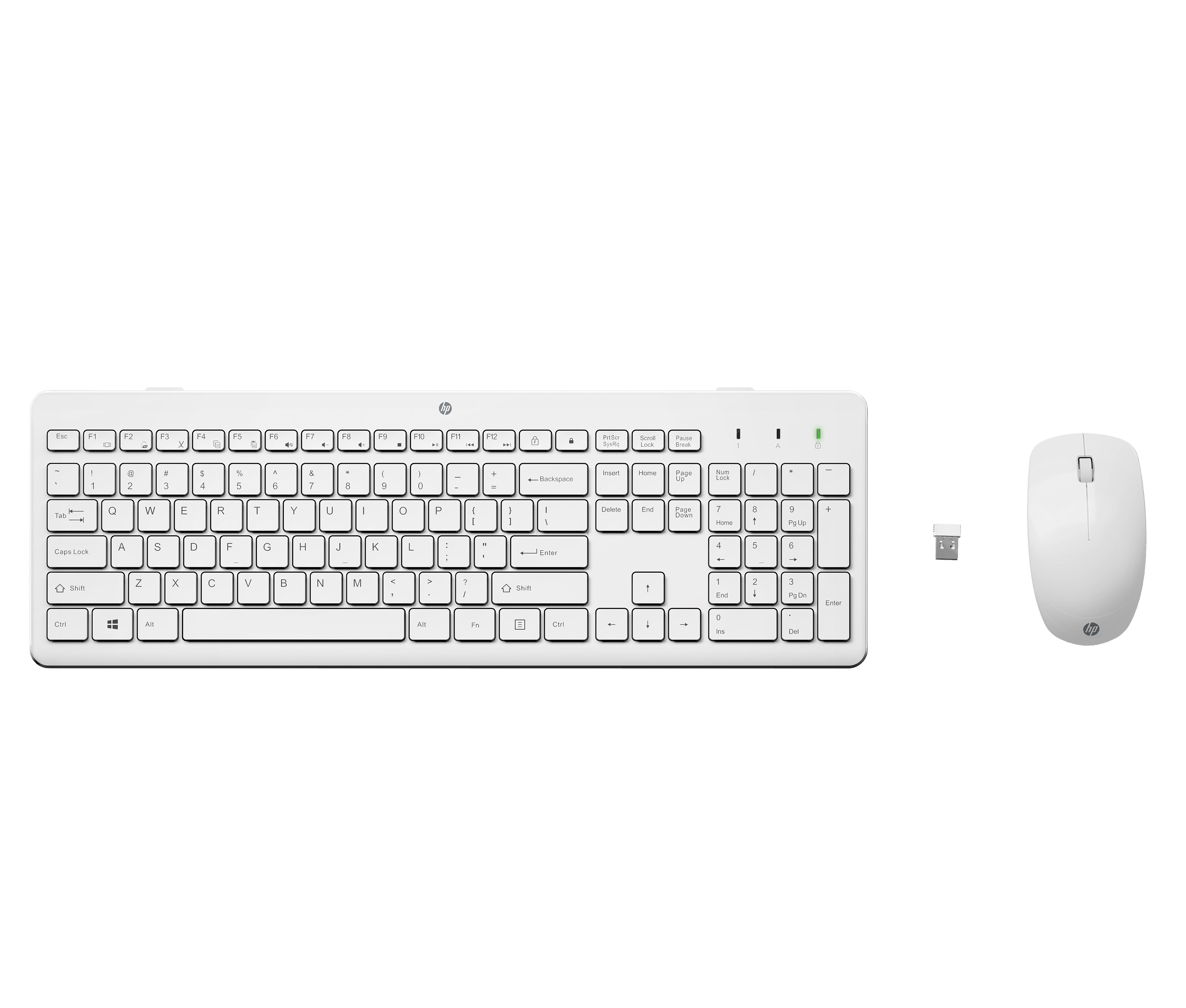 HP 230 Wireless Mouse and Keyboard Combo White (P)