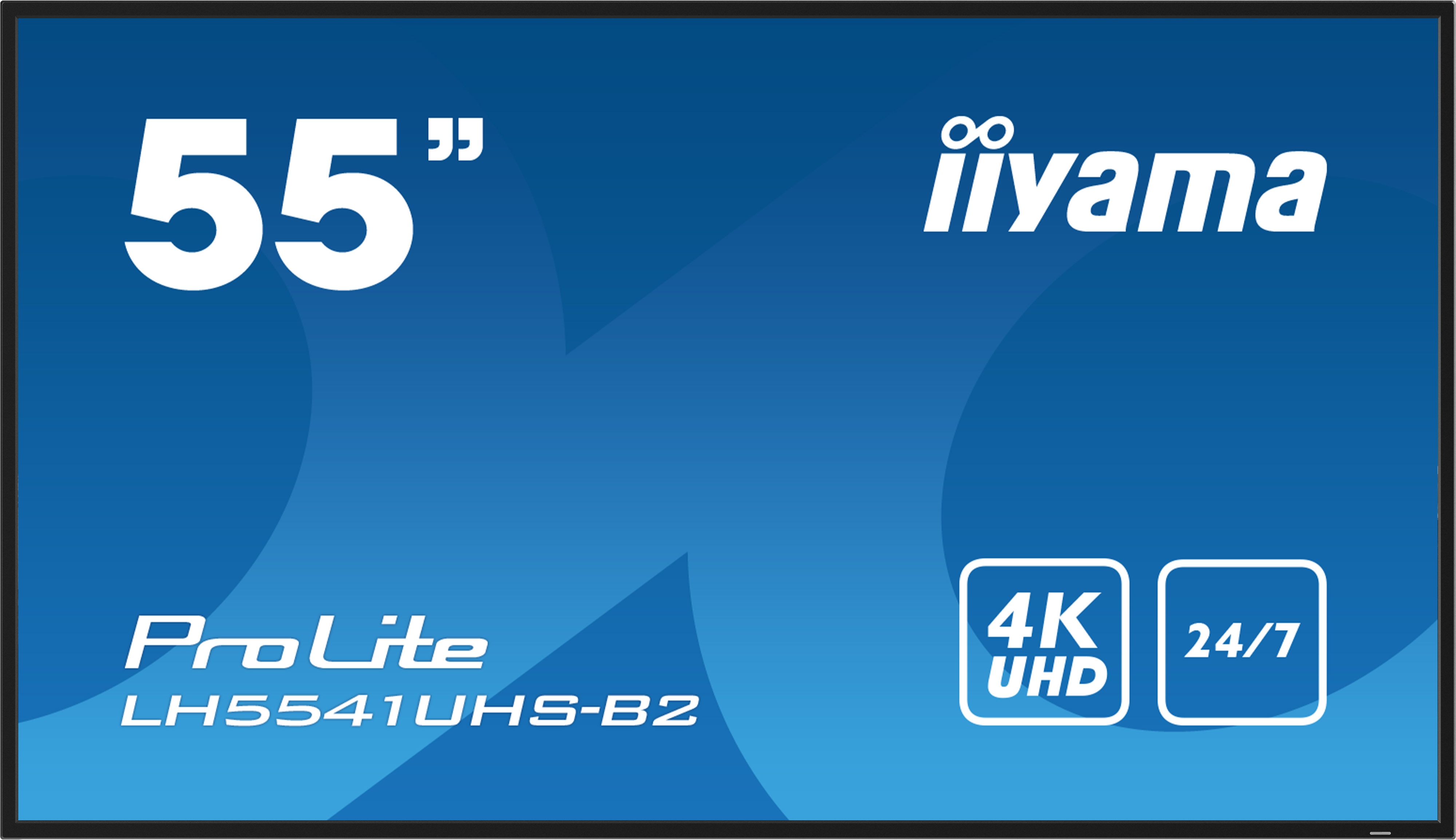 55IN 3840X2160 4K UHD IPS 1 HAZ VGA HDMI 500CD/QM MEDIA PLAY USB