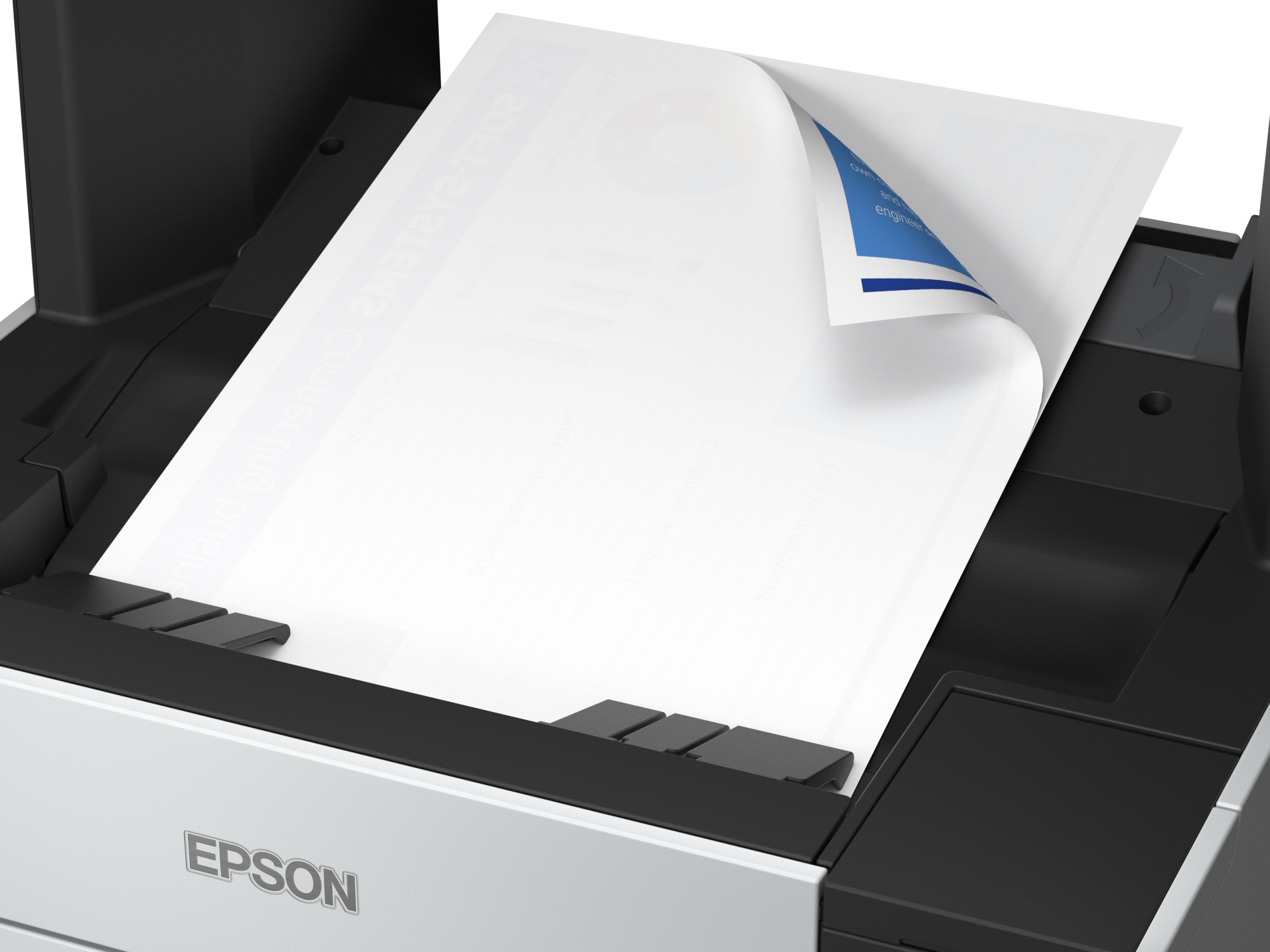 EPSON EcoTank ET-5170 4 in 1 Tintenstrahl-Multifunktionsdrucker grau