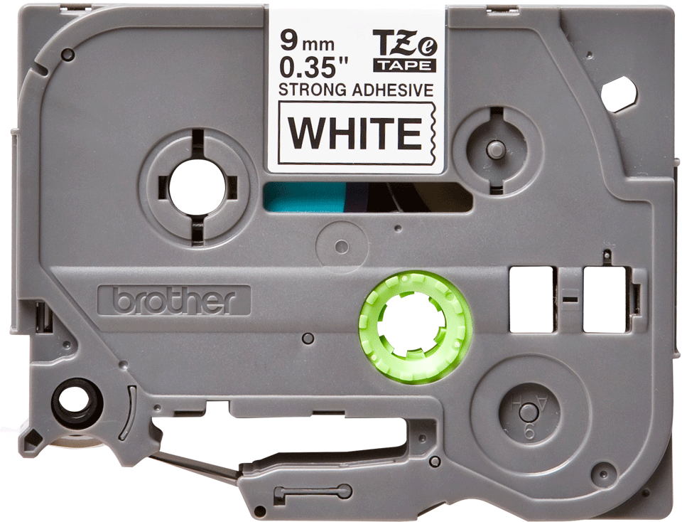 TZE-S221 LAMINATED TAPE 9MM 8M BLACK ON WHITE
