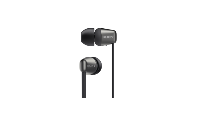 Sony WI-C310 kabelloser Bluetooth In-Ohr Kopfhörer mit Mikro, schwarz