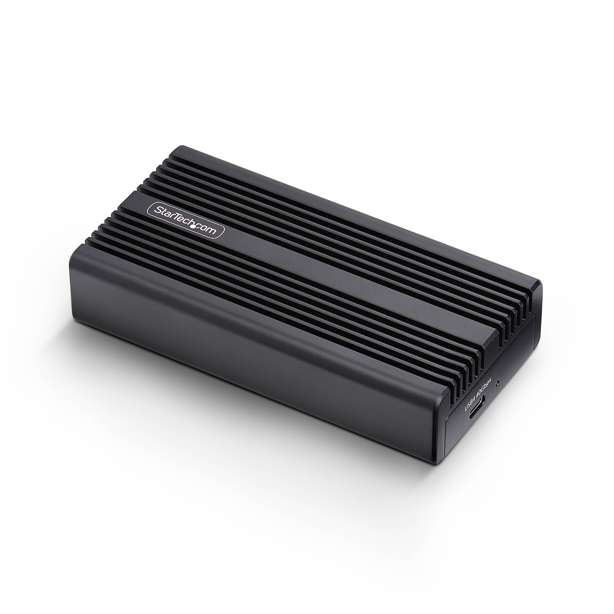 STARTECH.COM USB4m.2 NVMe Gehäuse 40Gbps Externes USB-C Thunderbolt NVMe SSD Gehäuse Aluminium-Kuhlkörpergehäuse B+M und M-Key
