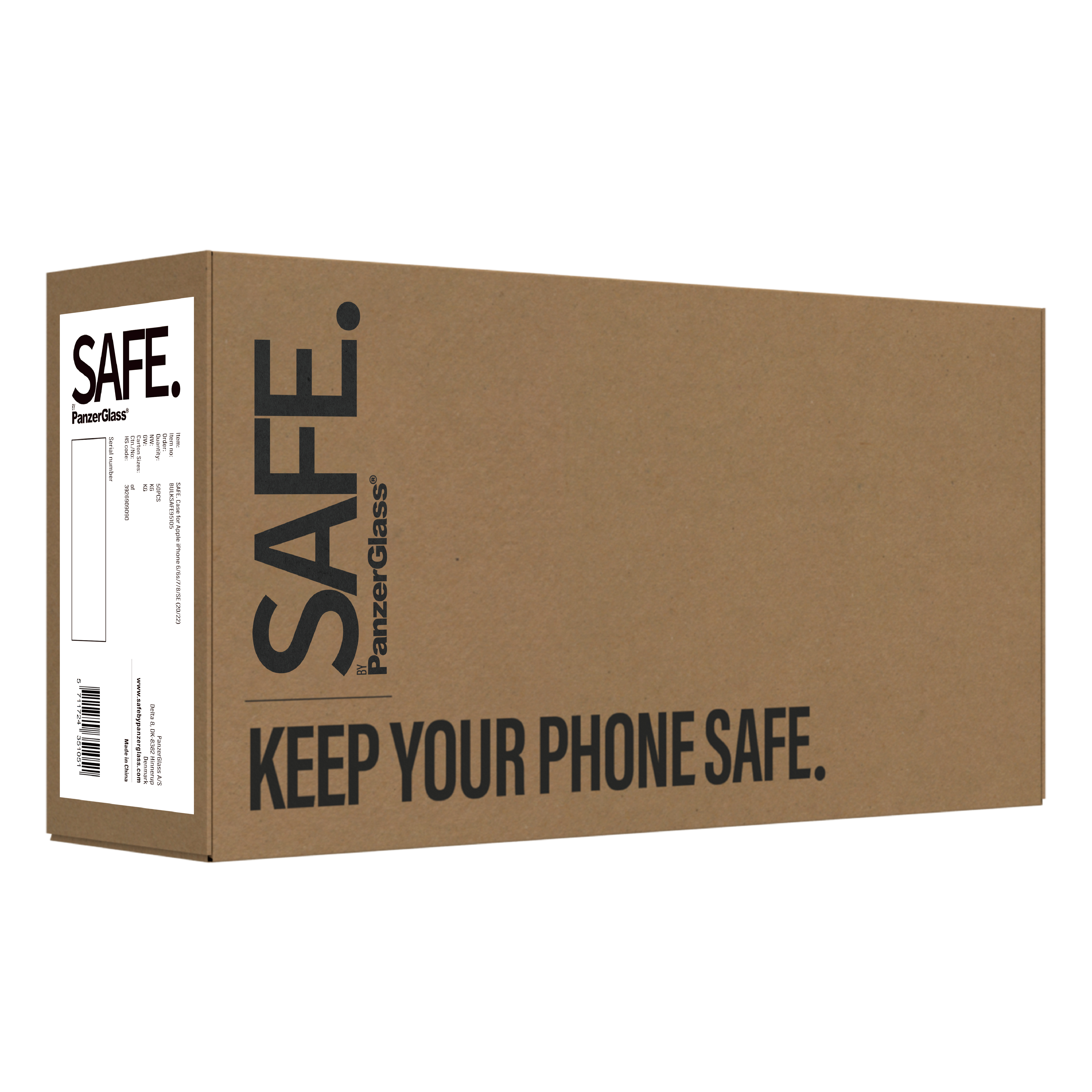 PANZERGLASS SAFECASE IPHONE 7/8/SE BULK