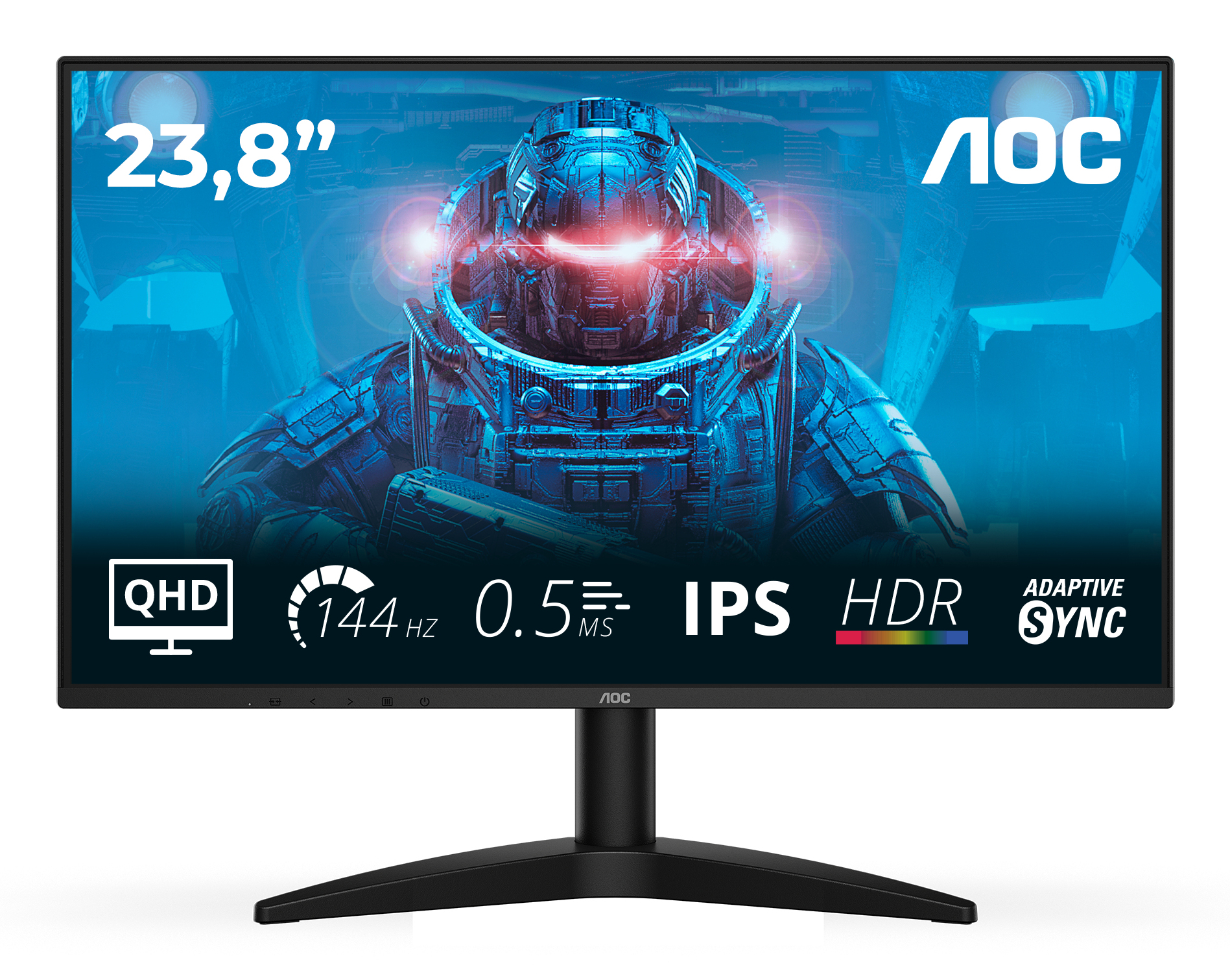 AOC 60,5cm (23,8) Q24B36X 16:09 HDMI+DP black