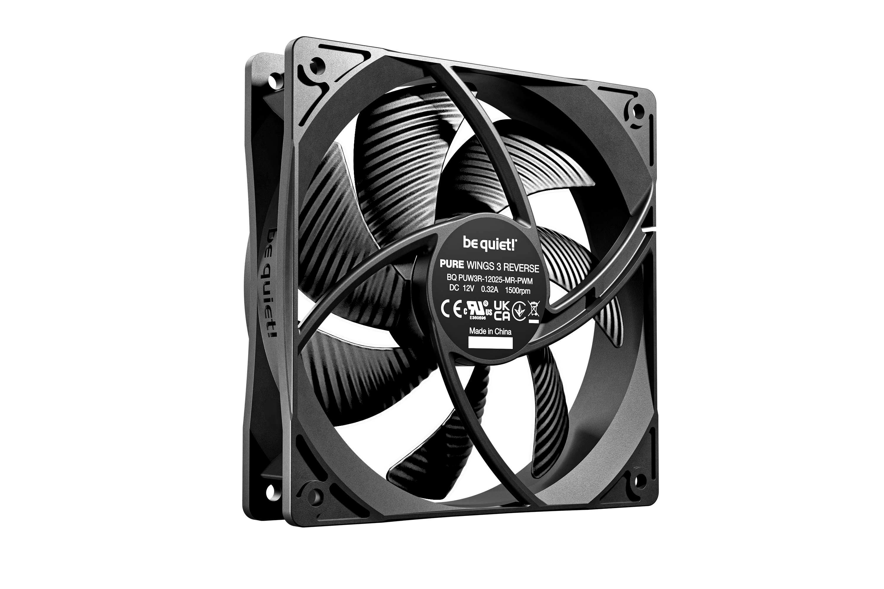be quiet LÃ¼fter 120mm Pure Wings 3 PWM Reverse 3Pack