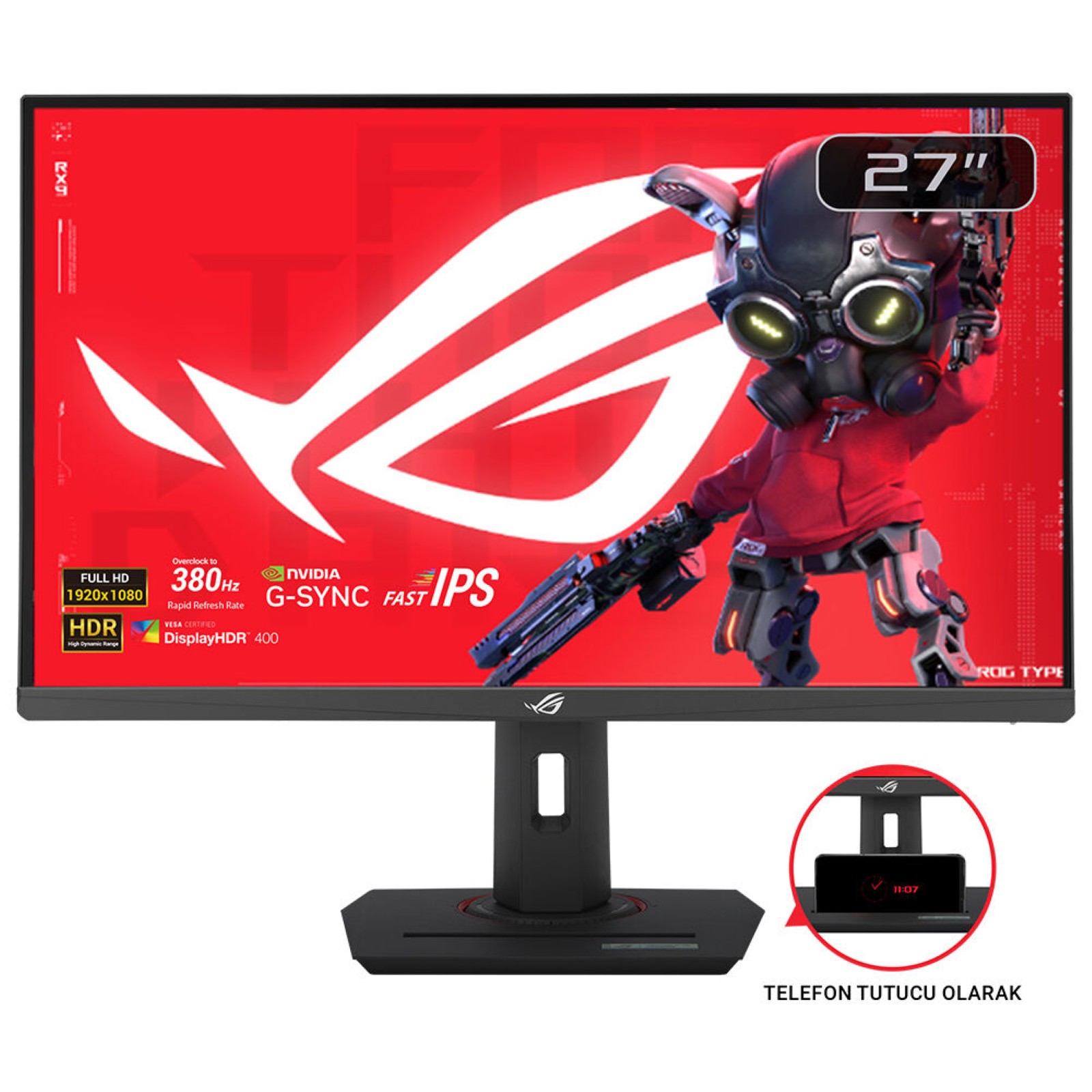 ASUS ROG Strix XG279CNS 68.58cm (16:9) FHD 380Hz