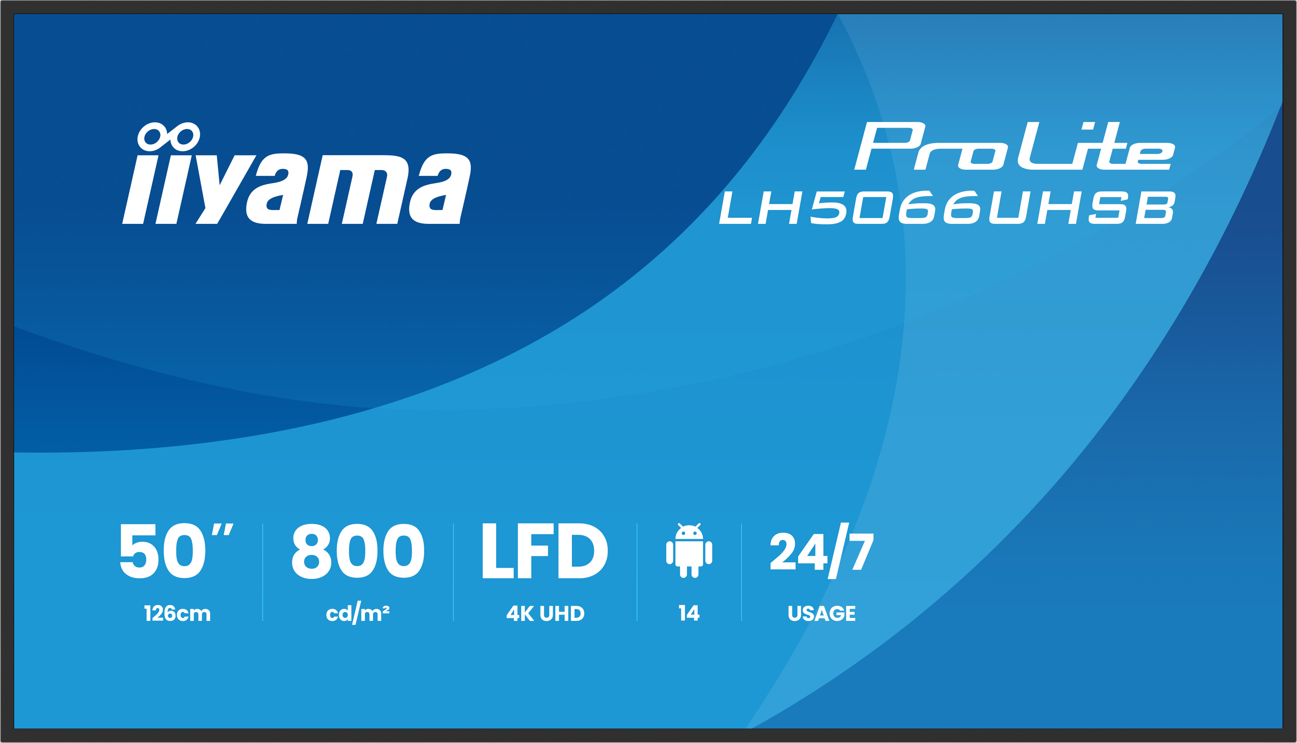 LH5066UHSB-B1AG 50IN 3840X2160 10W 2X HDMI 1X USB-C