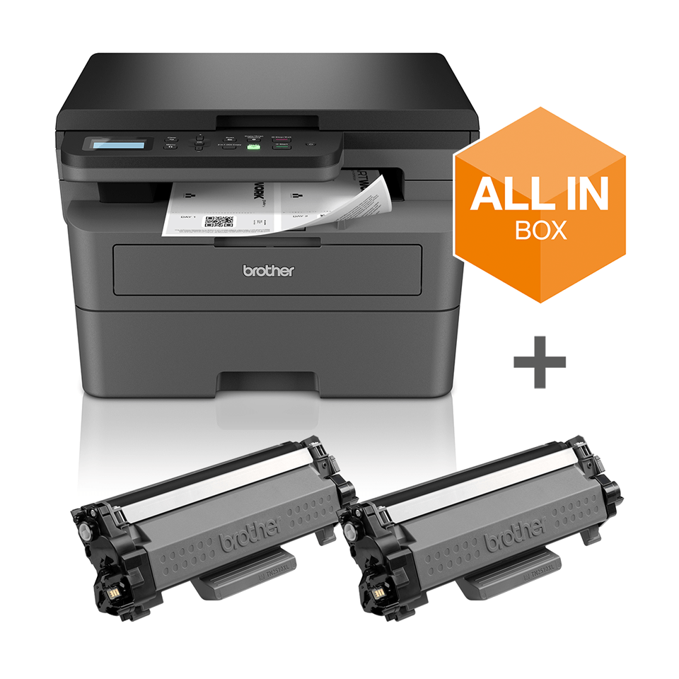 brother DCP-L2627DWXL 3 in 1 Laser-Multifunktionsdrucker schwarz