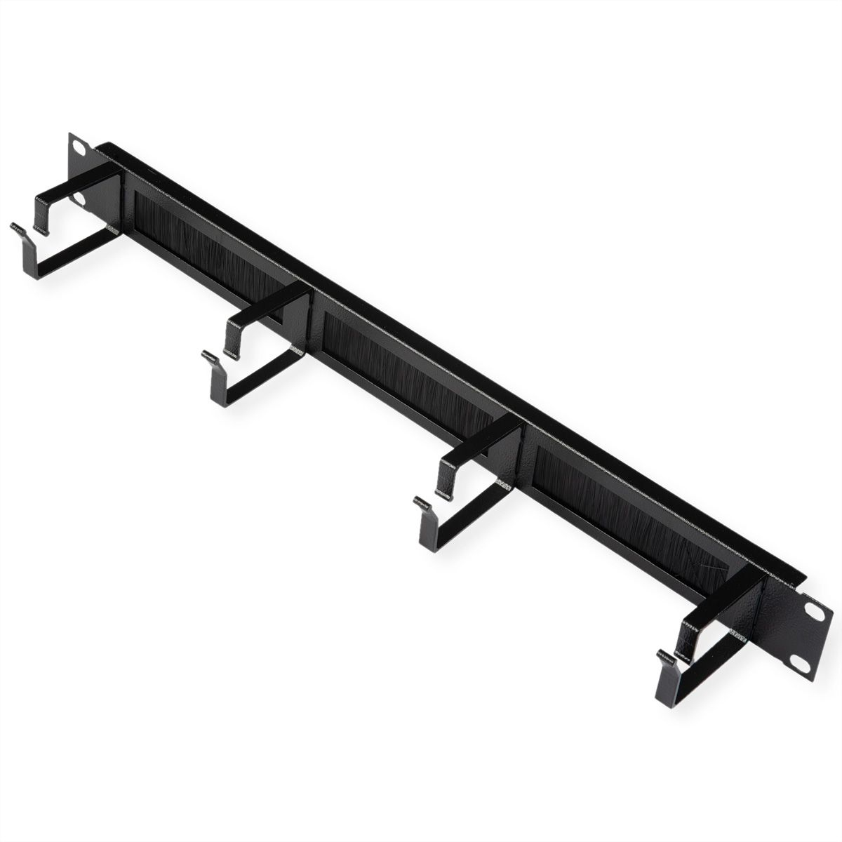 ROLINE Rangierpanel 48,26cm 19Zoll 1 HE mit Burstenleiste 44x60mm schwarz