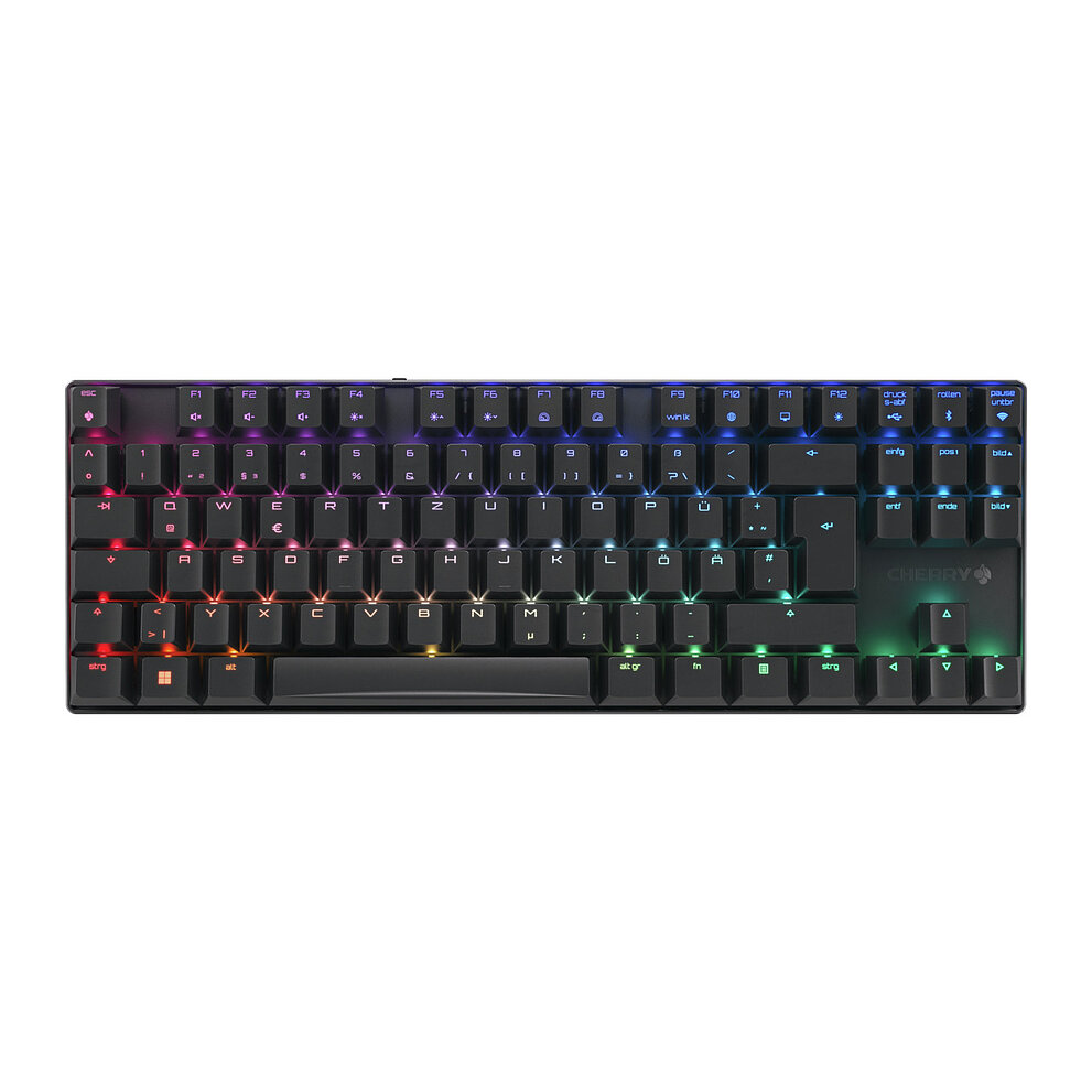 CHERRY XTRFY MX 8.2 Wireless Tastatur RGB DE MX Rot TKL 80%
