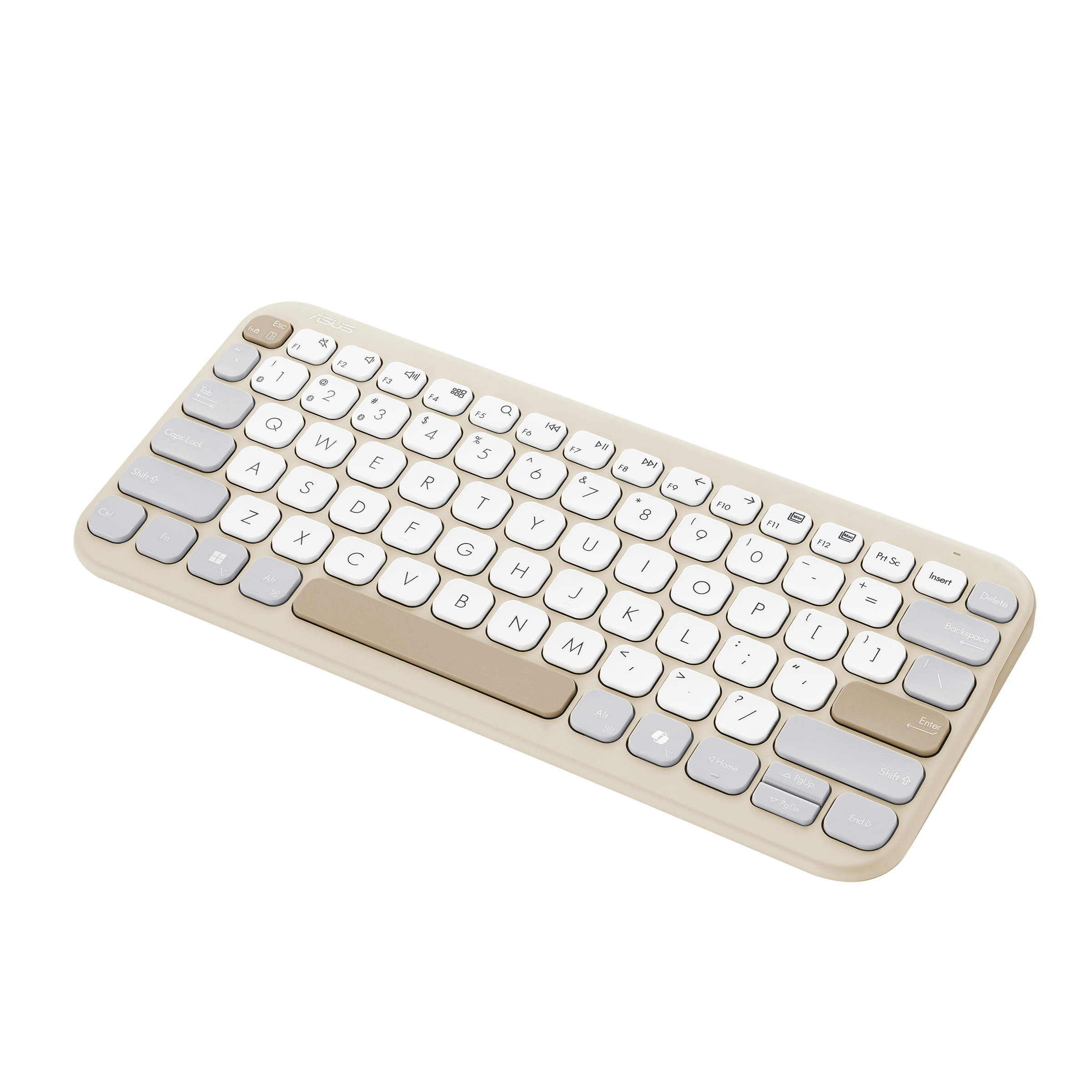 ASUS KW100 Marshmallow Tastatur beige