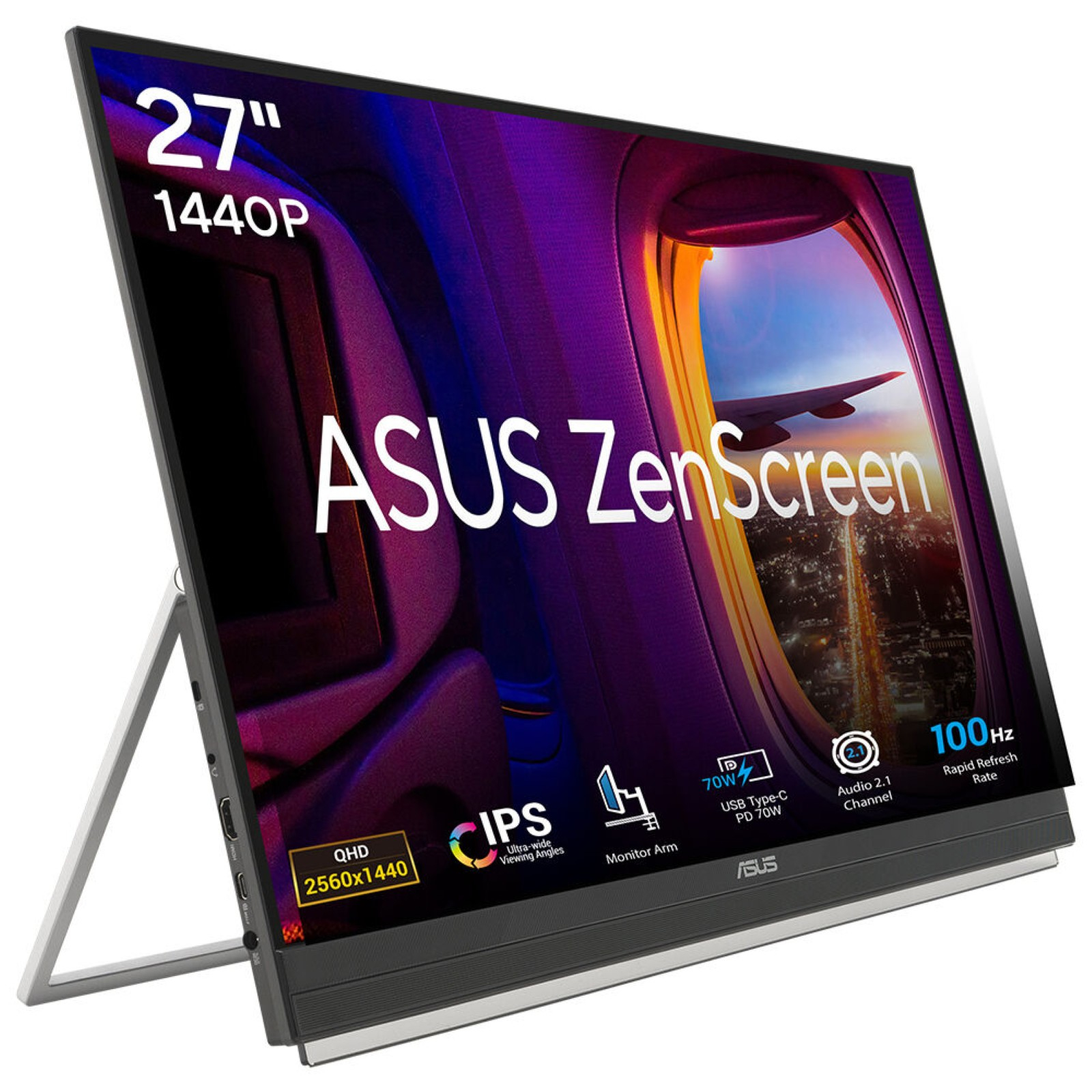 ASUS ZenScreen MB27ACF 68.58cm (16:9) WQHD