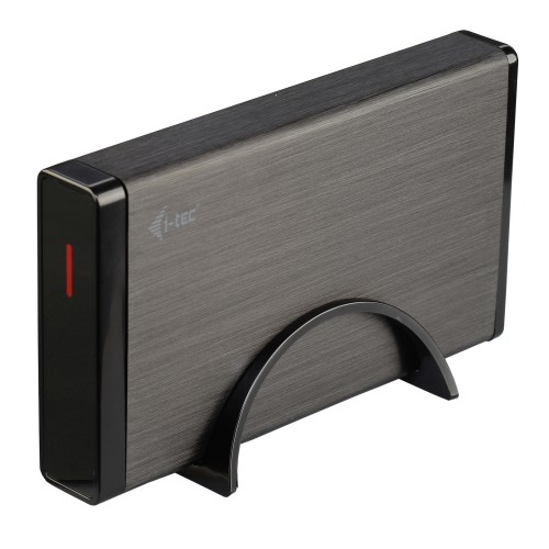 I-TEC USB 3.0 Mysafe externes 8.9cm 3.5Z Festplattengehaeuse fuer SATA I/II/III HDD SSD Case Alugehaeuse fuer optimale Kuehlung