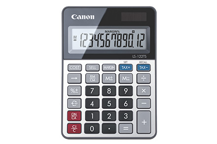 Canon LS-122TS Tischrechner silber/schwarz