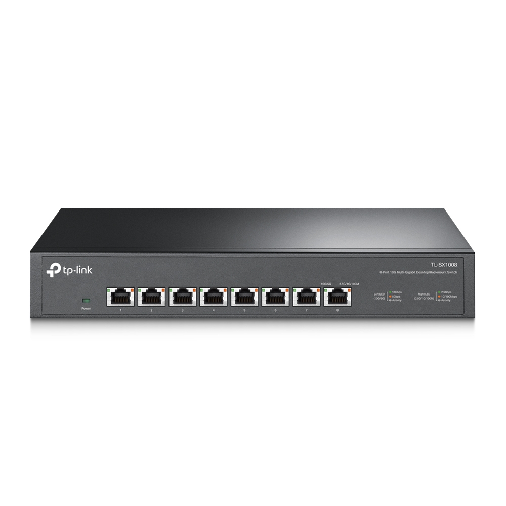 8-PORT 10G MULTI-GIGABIT SWITCH 8 10G RJ45 PORTS