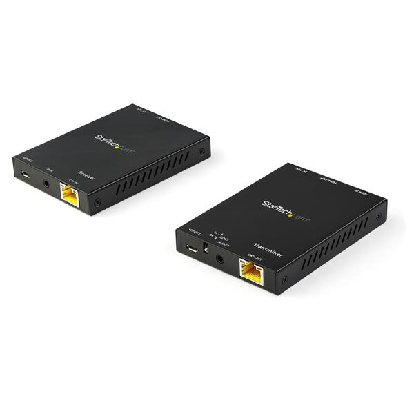 STARTECH.COM HDMI over CAT6 Extender Kit - 4K 60Hz - HDMI Balun Kit - Signal up to 165ft / 50m - HDR - 4:4:4 - 7.1 Audio Support