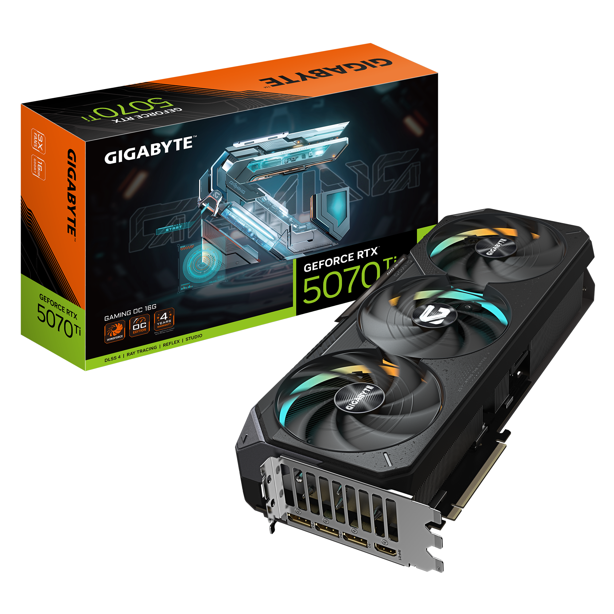 Gigabyte RTX5070 TI Gaming OC 16GB GDDR7 HDMI 3xDP