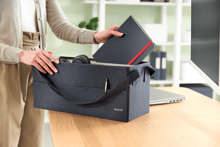 LEITZ Desk Sharing Tasche 64440089 Stoff grau