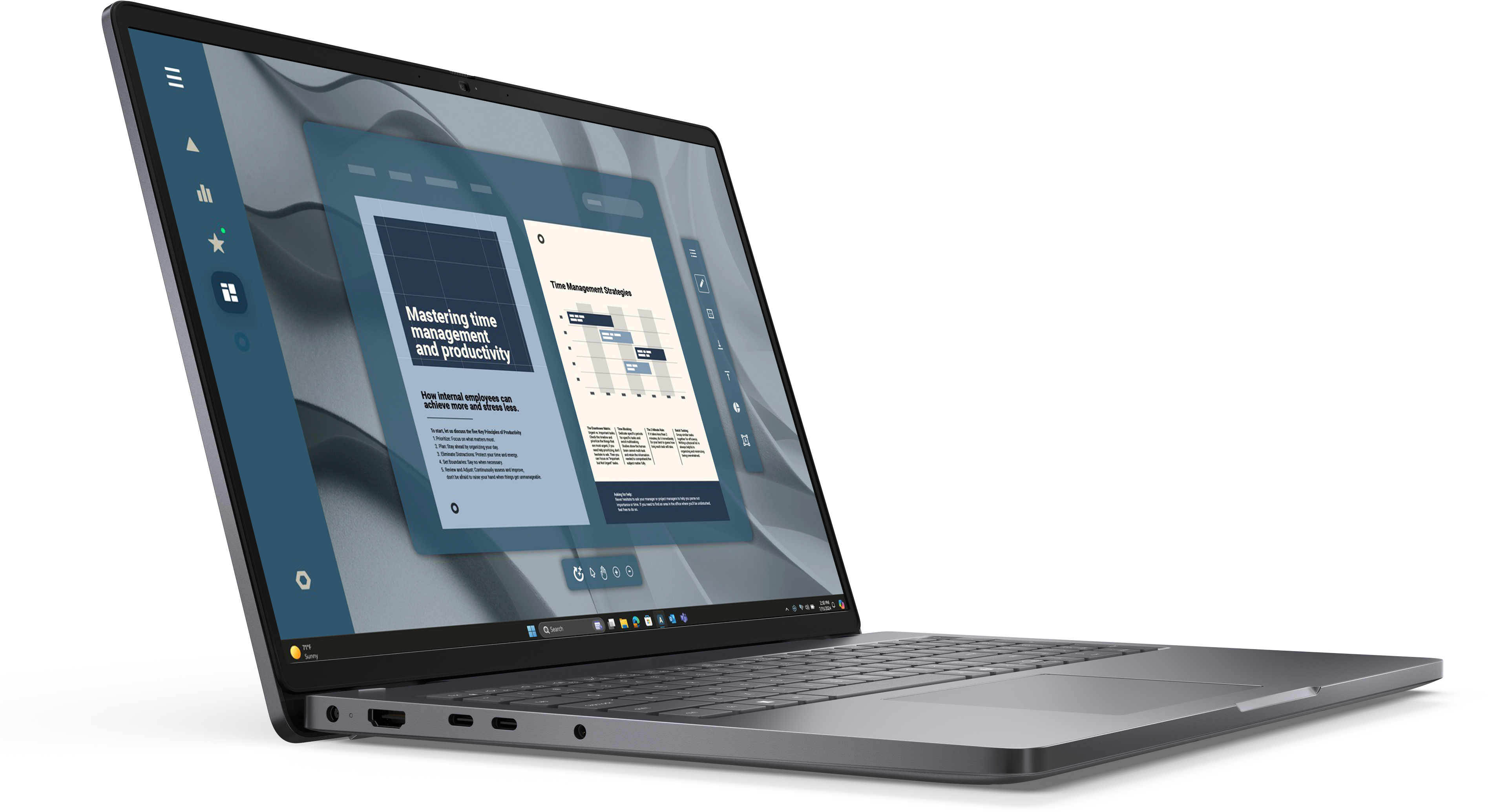 DELL Pro 16 PC16255 AMD Ryzen 5 PRO 215 40,64cm 16Zoll FHD+ 16GB 512GB SSD WLAN noAC noPCORD W11P 1Y Basic Onsite