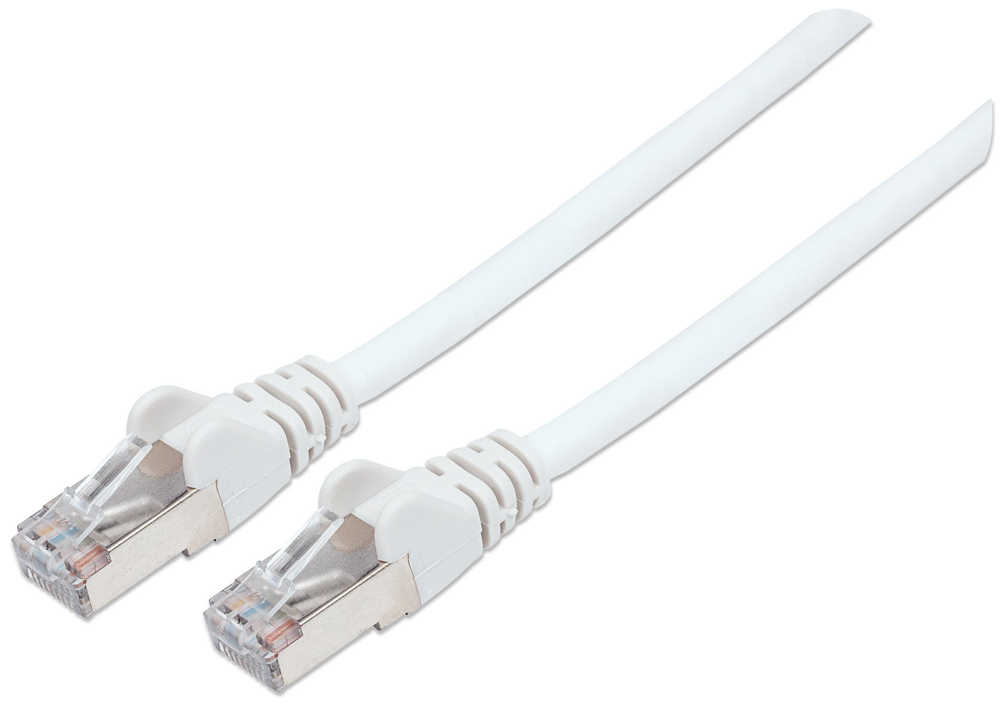 INTELLINET Netzwerkkabel Cat6 S/FTP LS0H 10m Weiss RJ-45 Stecker / RJ-45 Stecker Vergoldete Kontakte
