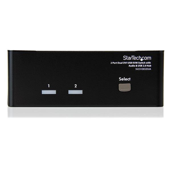 2 PORT DUAL DVI USB KVM SWITCH IN