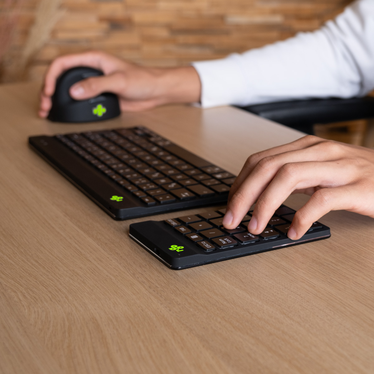 R-Go Nummernblock Numpad Break kabellos schwarz