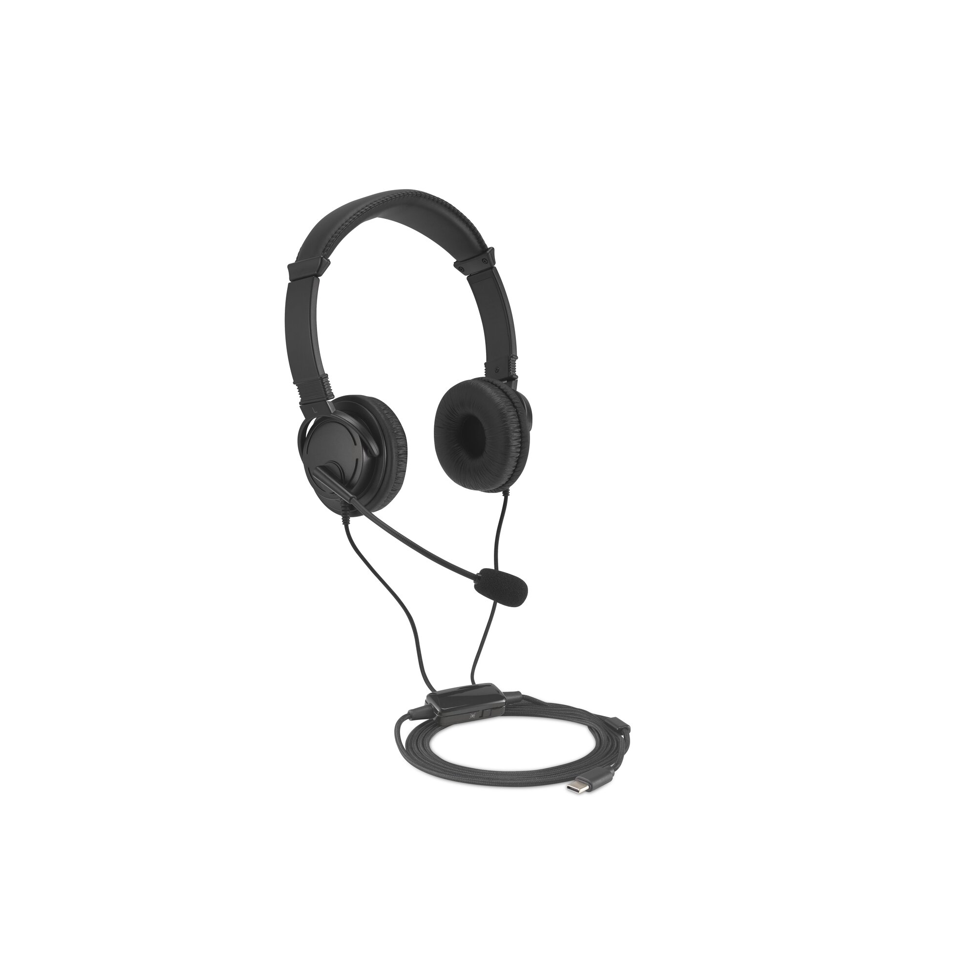 Kensington Classic EQ USB-C Headset Mikrofon Lautstärkeregler Schwarz