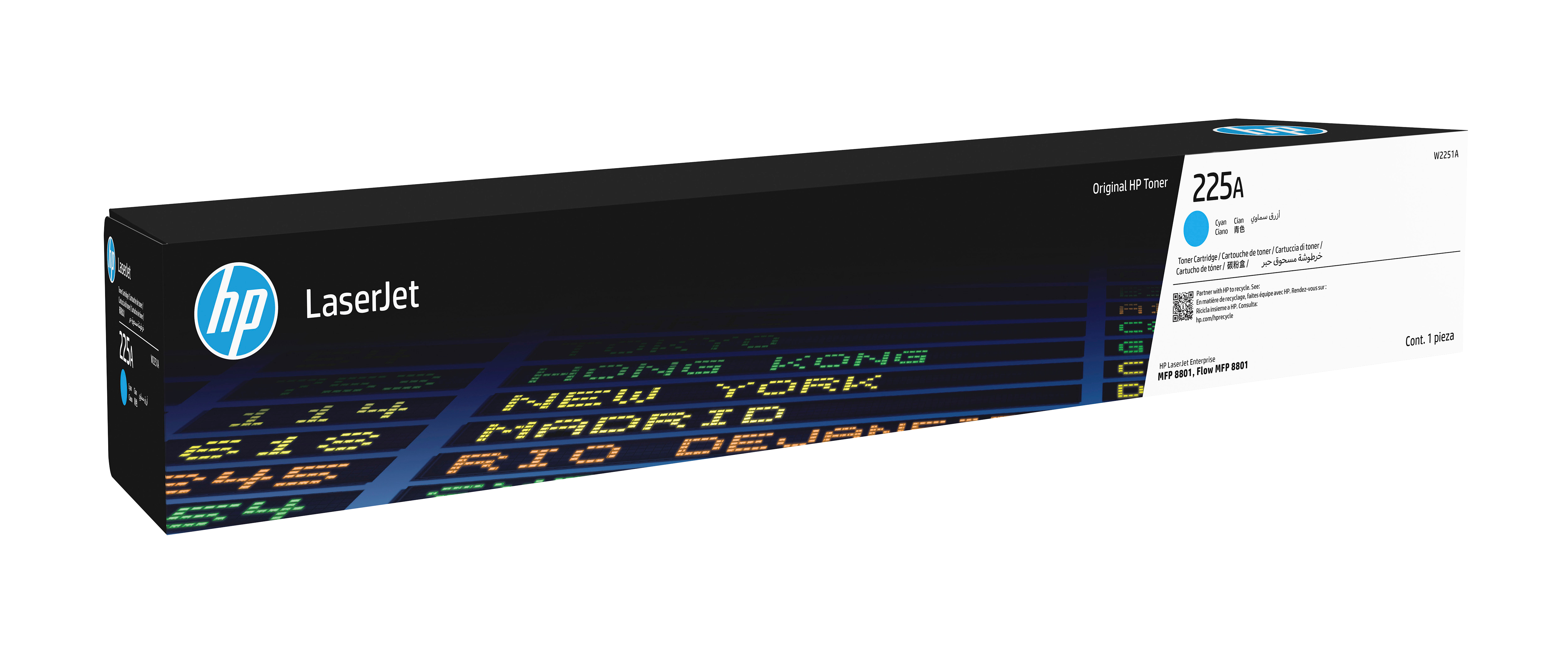 HP 225A (W2251A) cyan Tonerkartusche
