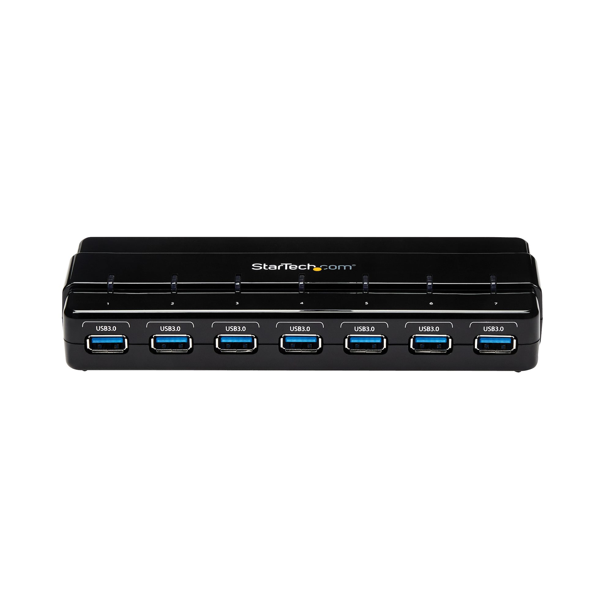StarTech.com 7 Port USB 3.0 Hub mit Adapter Schwarz