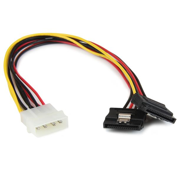 12 LP4 TO 2X LATCHING SATA .