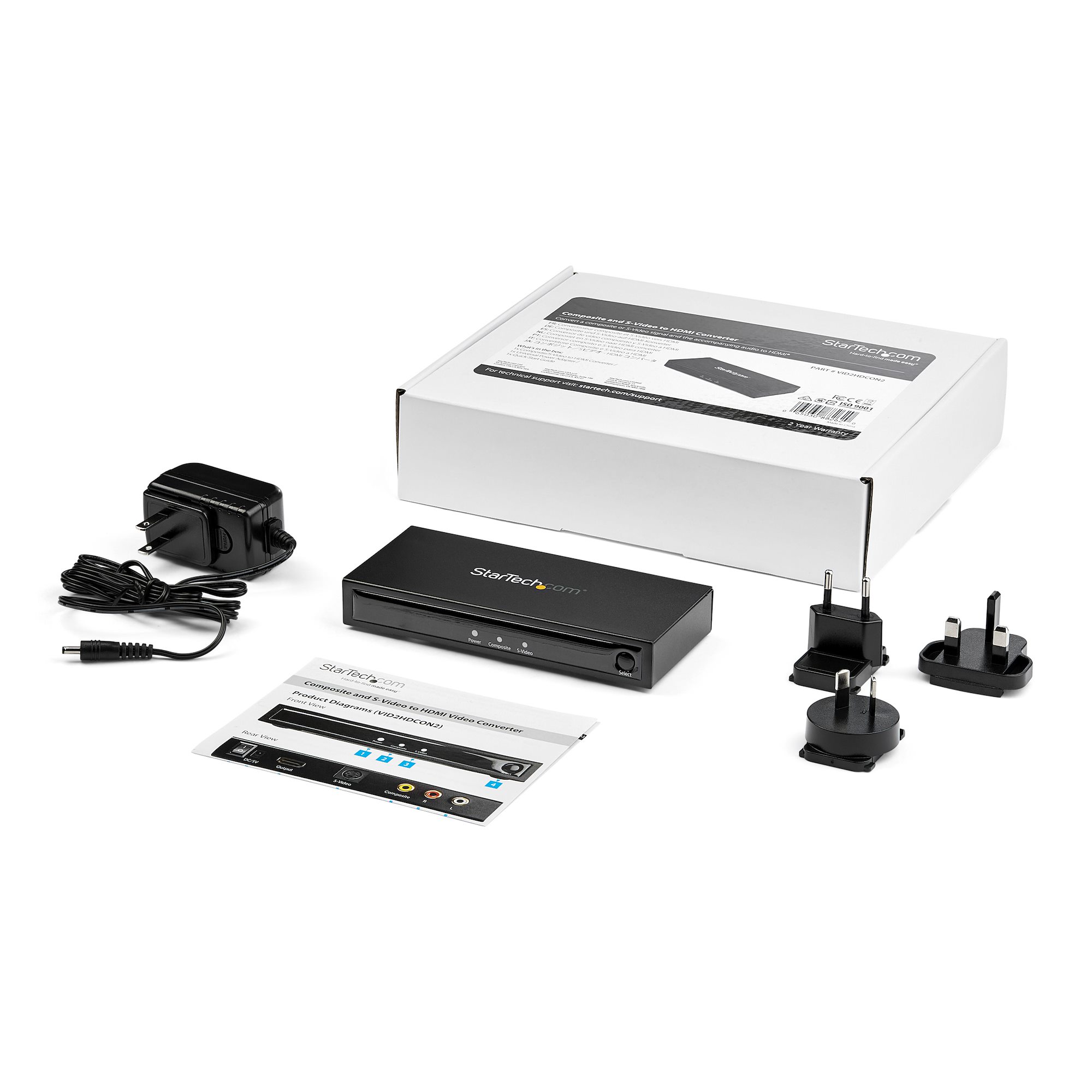 COMPOSITE TO HDMI CONVERTER CONVERTER WITH AUDIO- 720P