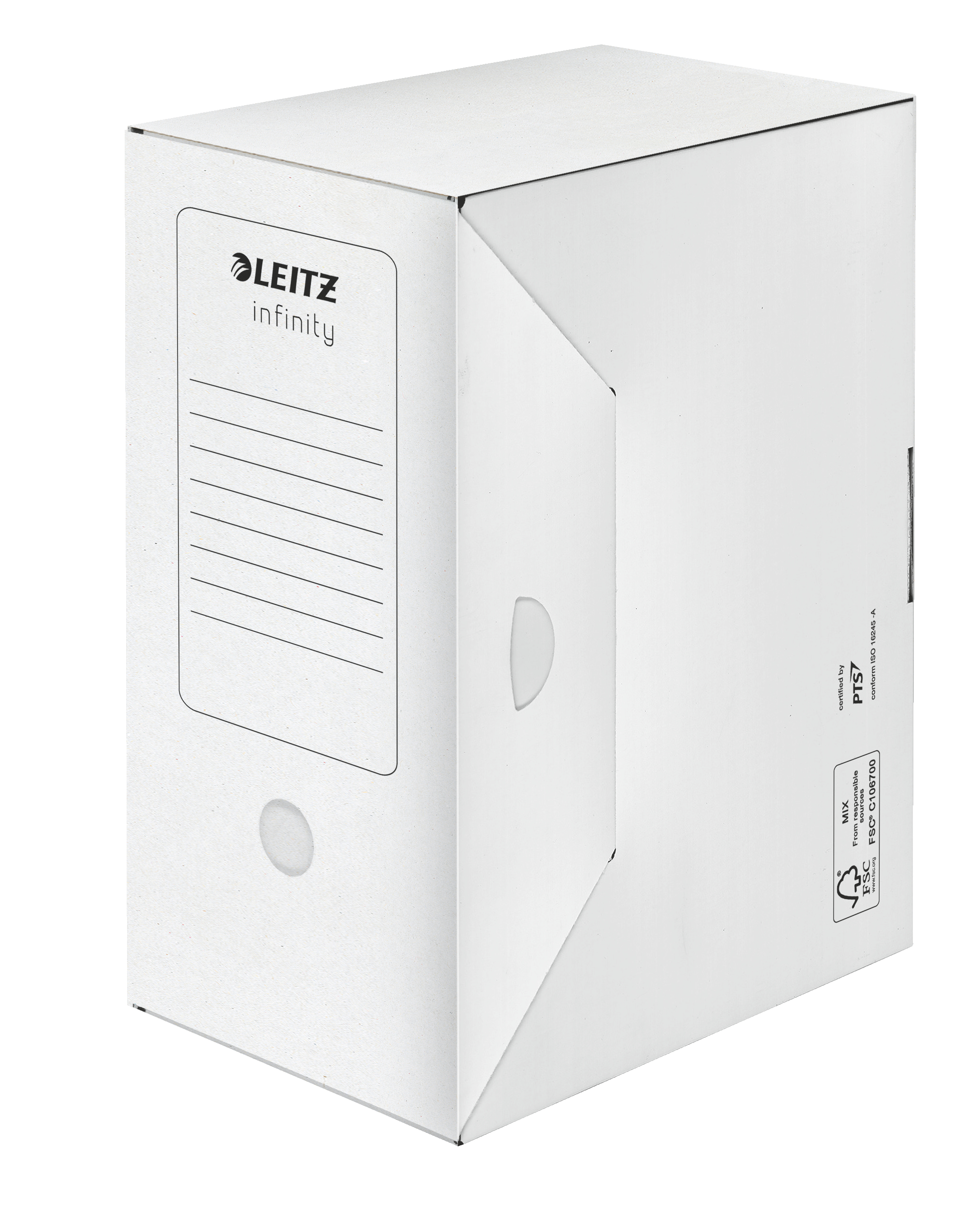 LEITZ Archivboxen Infinity weiß 15,0 x 33,0 x 25,5 cm, 10 St.
