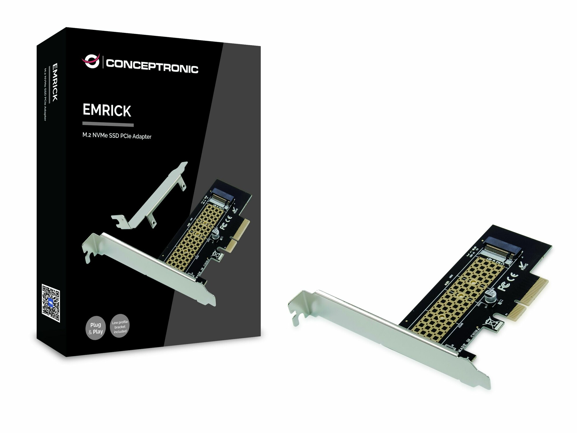 CONCEPTRONIC M.2 4xPCIe3.0 Card M.2 NVMe SSD