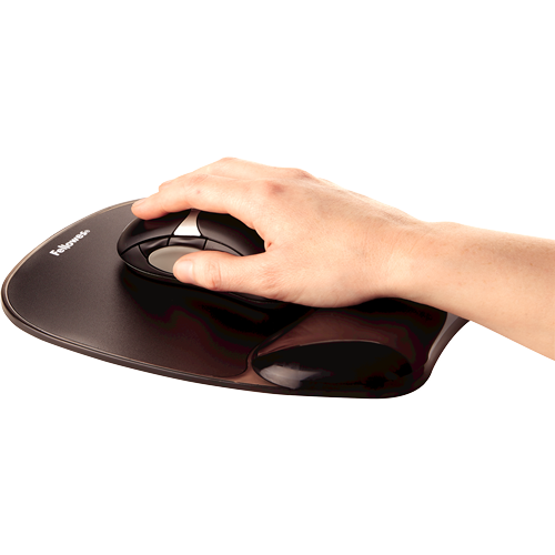 Fellowes 9112101 Mauspad Handgelenkauflage Gel Schwarz