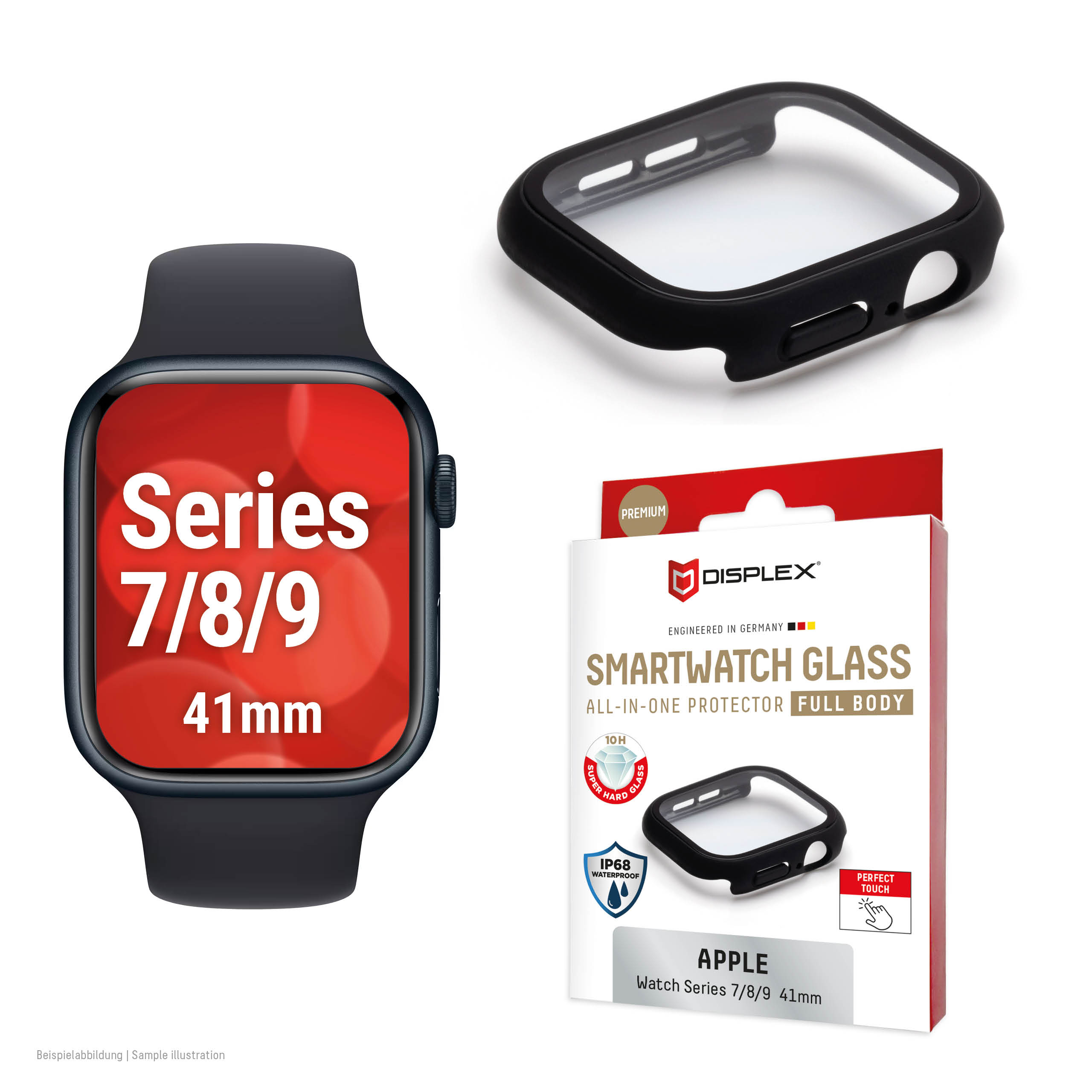 DISPLEX FULL BODY APPLE SERIES 7/8/9 41MM SCHWARZ
