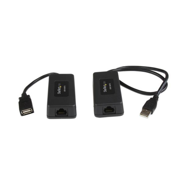 StarTech.com USB-Extender 1-Port über Cat5/Cat6 bis zu 40 m Schwarz