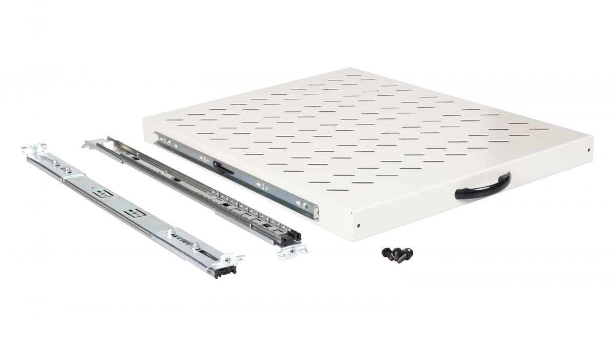 Equip 19 Fachboden aus. für Serverschränke 80cm 1U grau