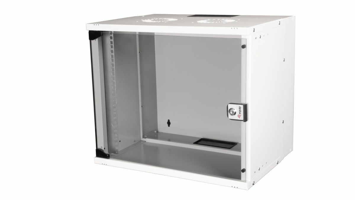 Equip 19 Wandgehäuse Glastür ECO 540x400mm 9U grau