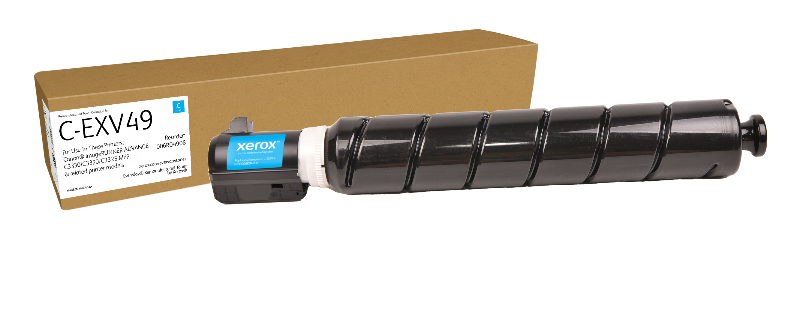 EVERYDAY REMANUFACT. TONER REPL CANON C-EXV49 CYAN (8525B002)