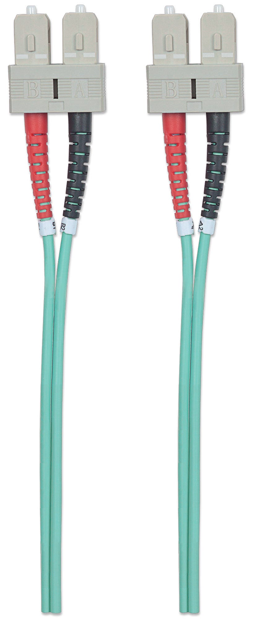 INTELLINET LWL Anschlusskabel SC/SC 1m Multimode OM3 aqua