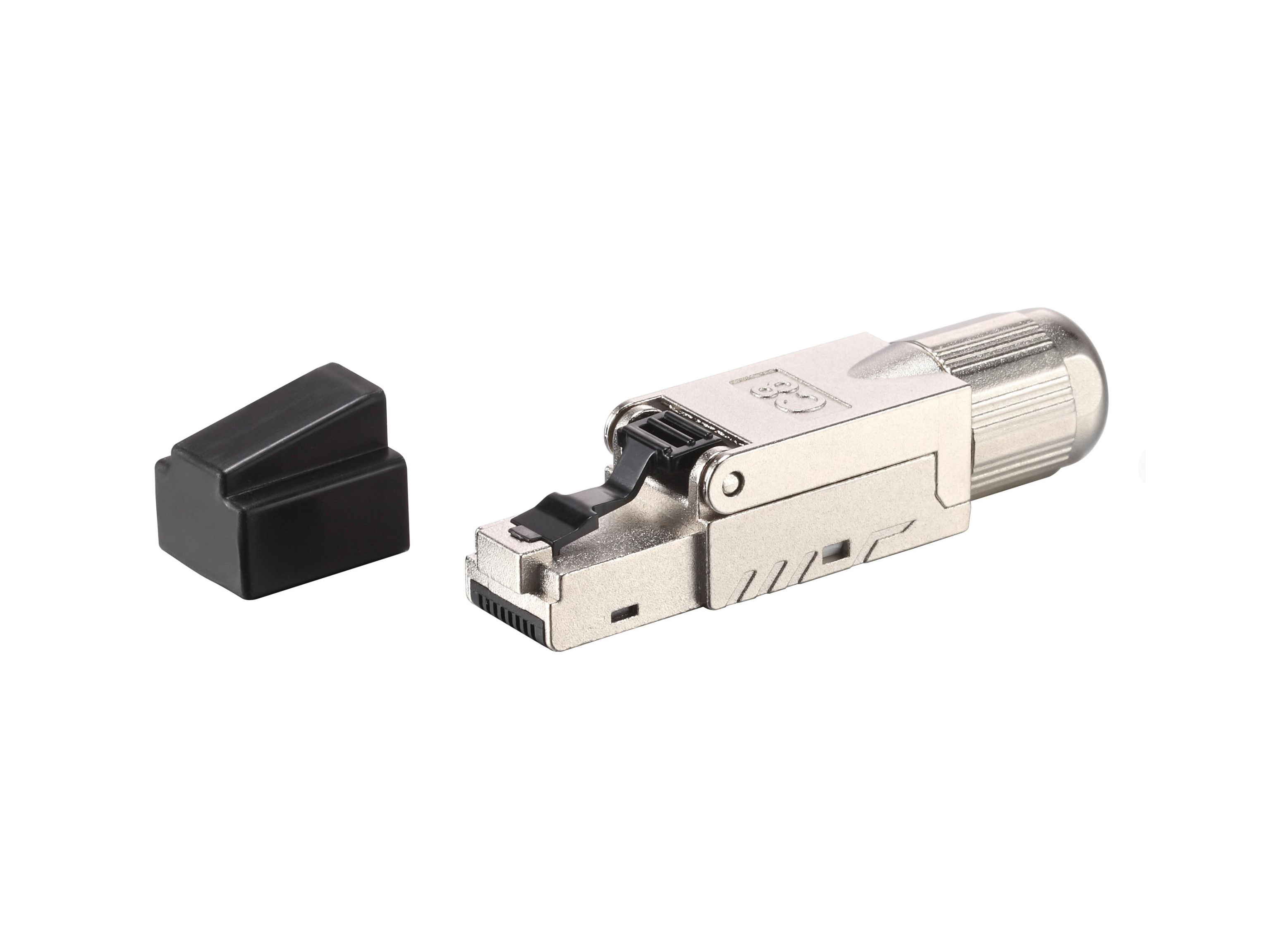 Equip Stecker Cat8.1 geschirmt RJ45 wzf. 5Stk transp. Polybeutel