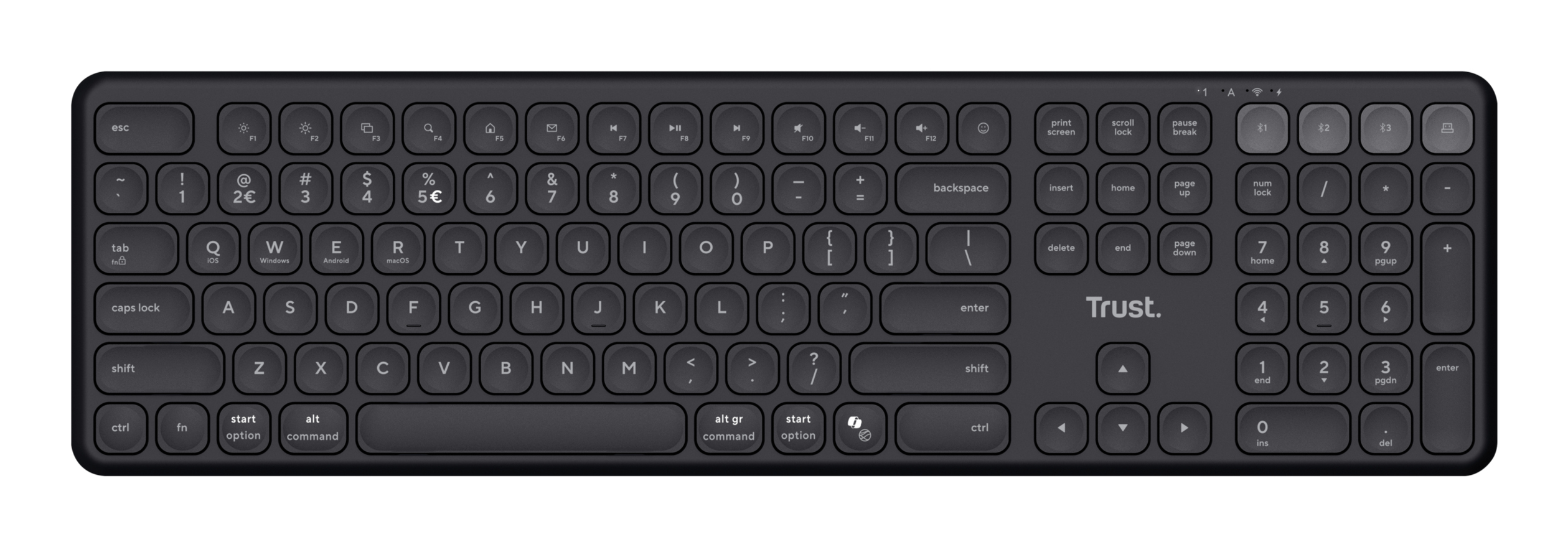 VAIYA MULTIDEVICE WRLS KEYBOARD DE